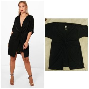 Boohoo batwing dress